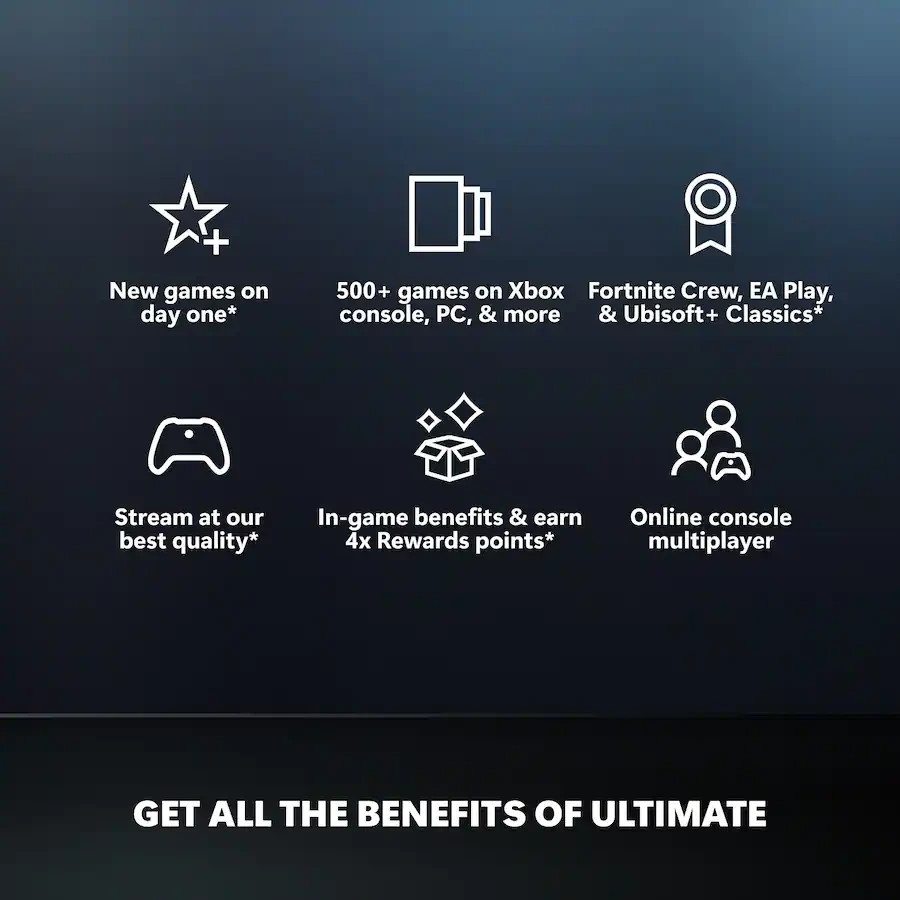 Microsoft Xbox Game Pass Ultimate 1 Month Membership (Digital — New Subscriber)