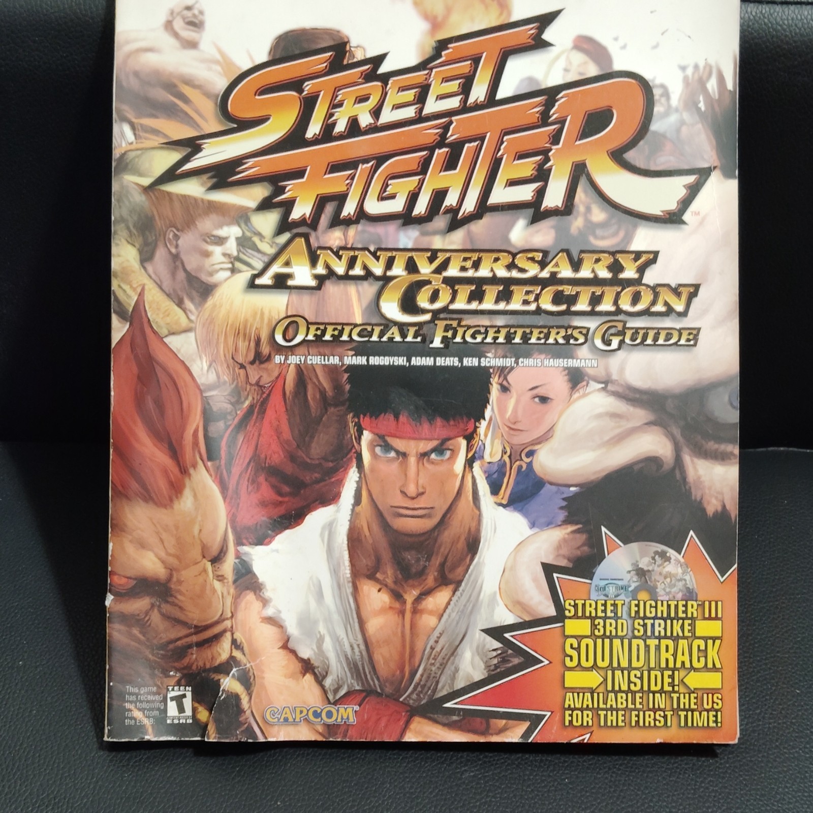 Capcom Street Fighter Anniversary Collection Strategy Guide Ryu Ken Soundtrack