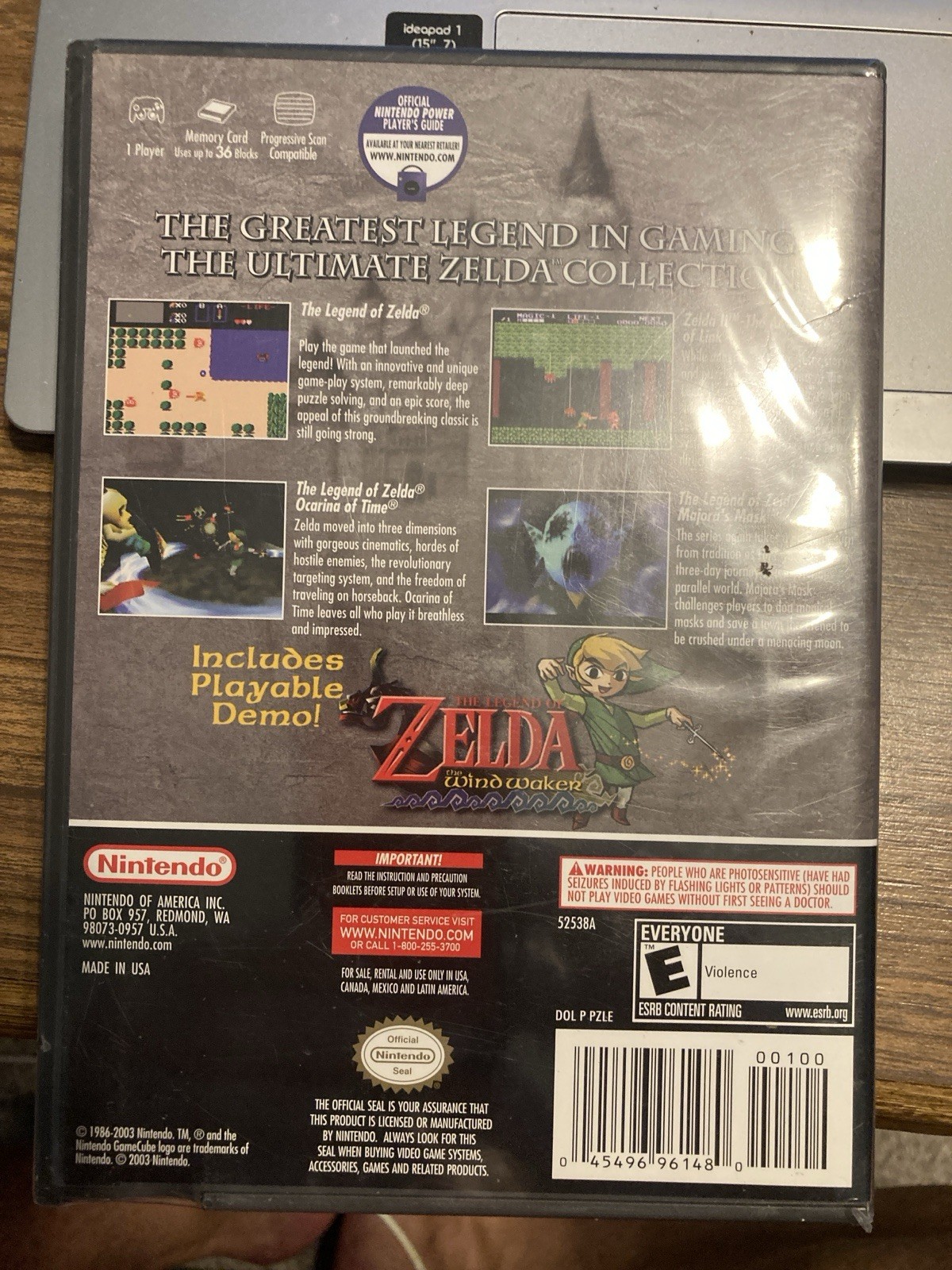 Nintendo Gamecube Legend of Zelda Collectors Edition Promo Disc Brand New Sealed