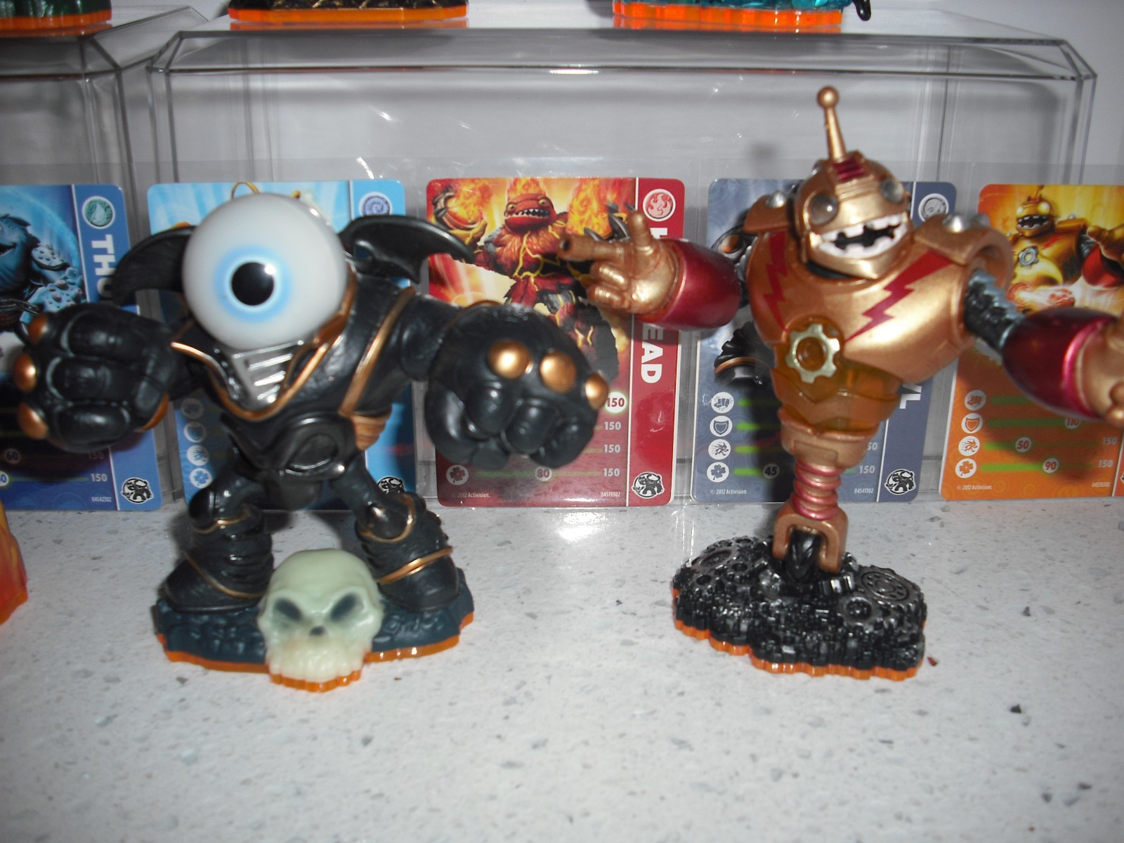 Skylanders Giants Set w/ Scarlet Ninjini, Pumpkin Eye Brawl, Granite Crusher