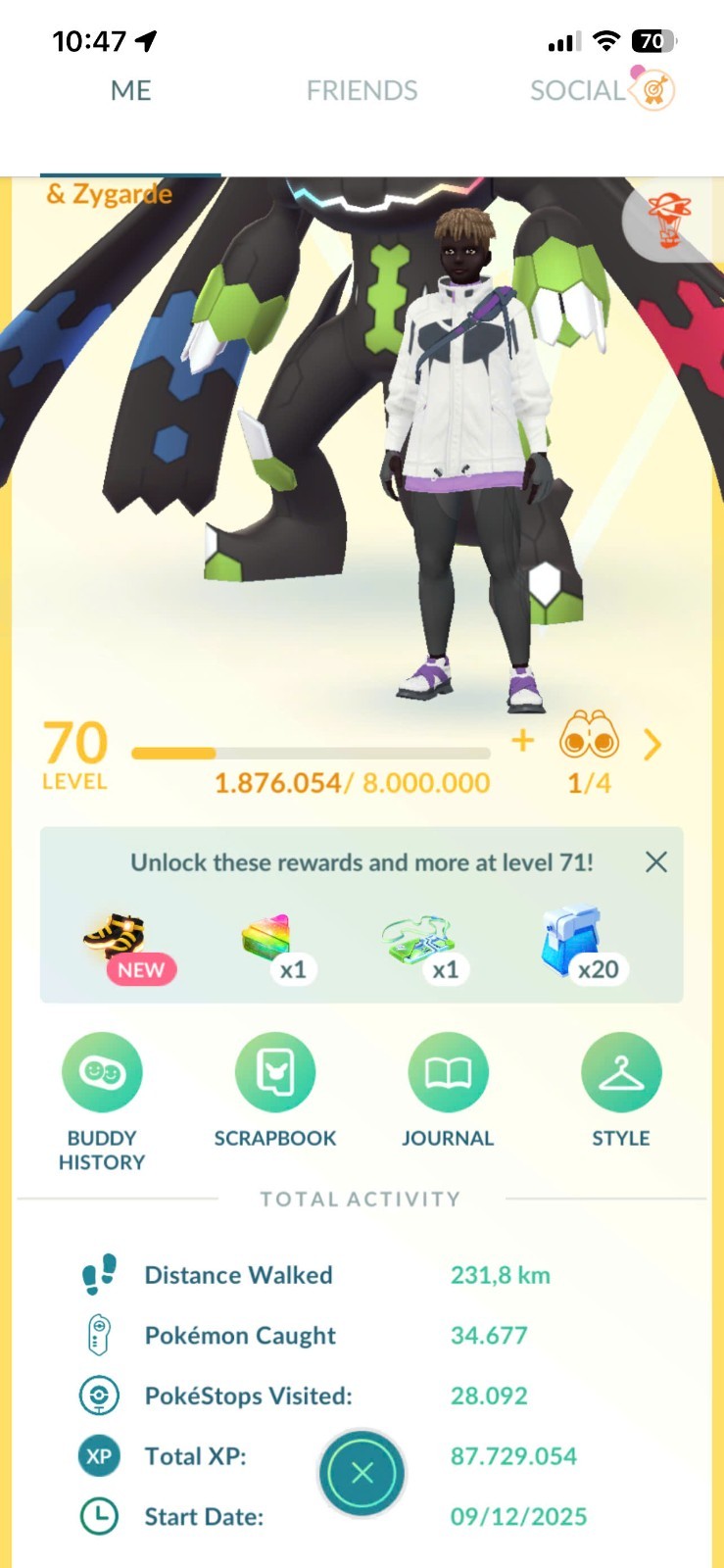 Hundo Zygarde Complete form A.C.C ✨ LvL70 with 01 Master Ball