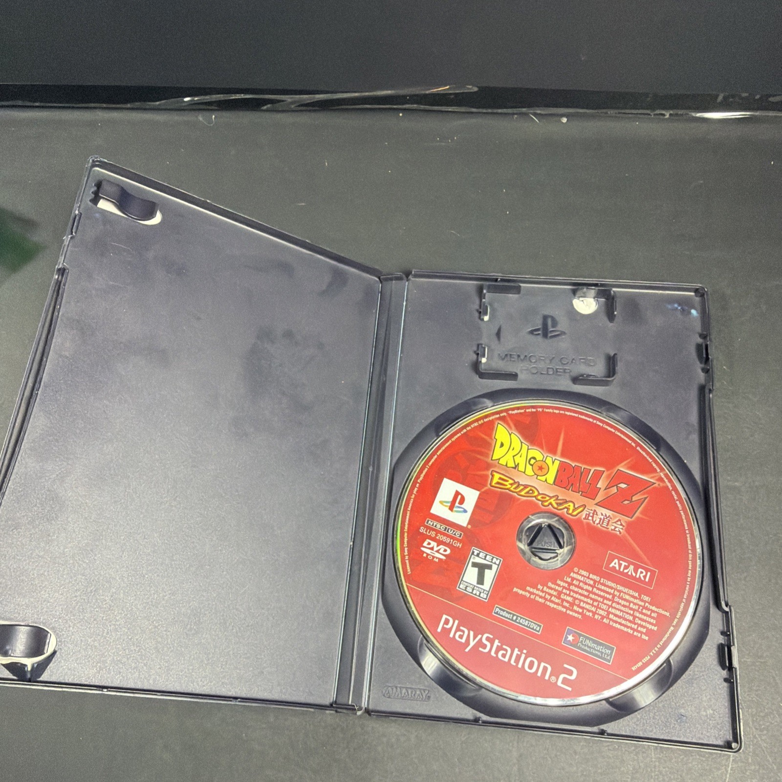 Dragon Ball Z: Budokai (PS2, 2002) No Manual