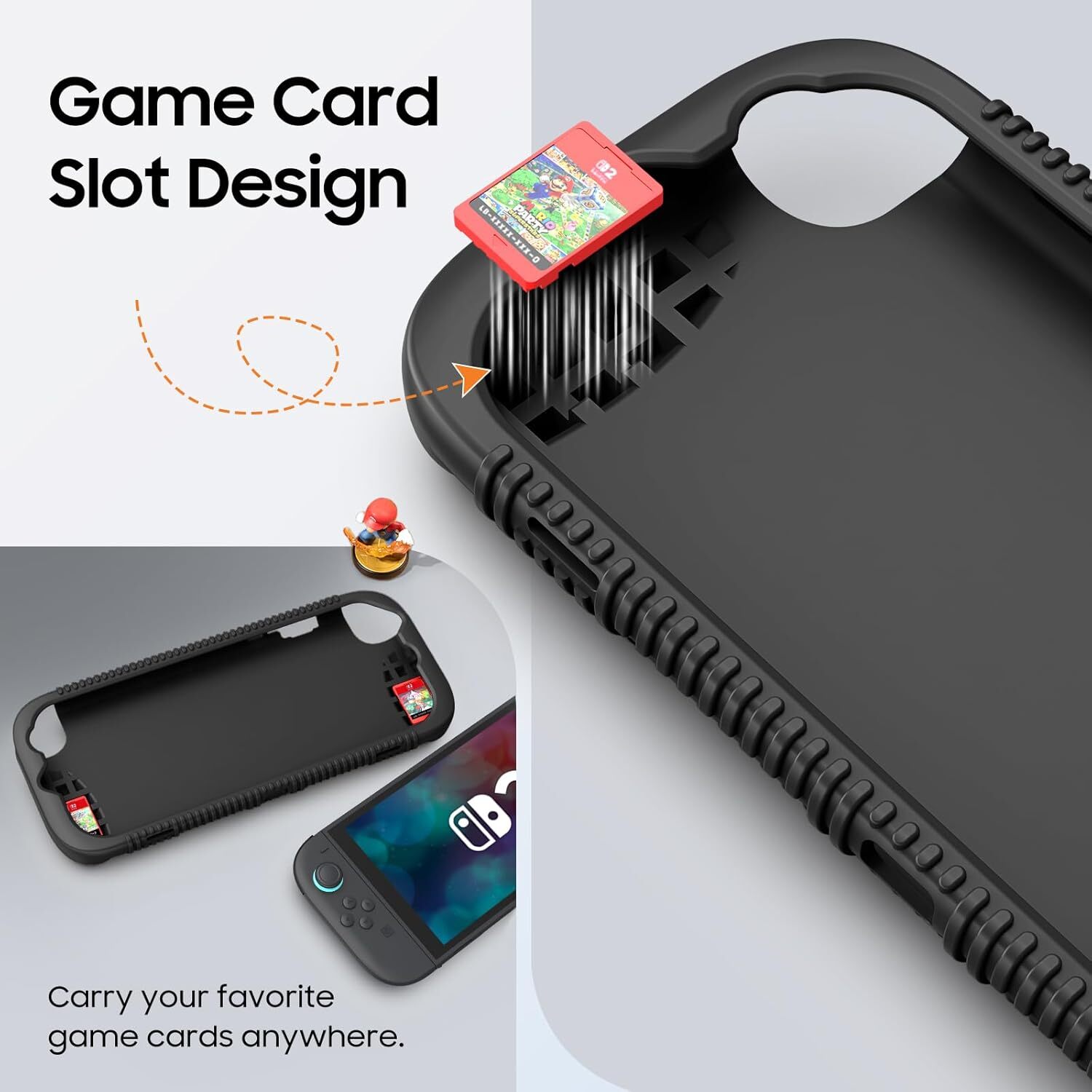 Silicone Case for Nintendo Switch 2 (2025) Shockproof Cover Ergonomic Grip Cover