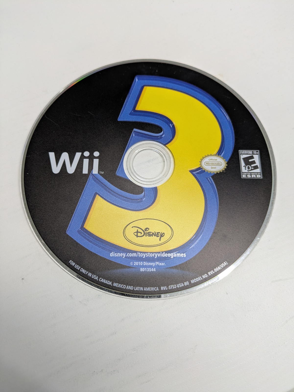 Toy Story 3 Nintendo Wii Game Disc Only Tested And Working