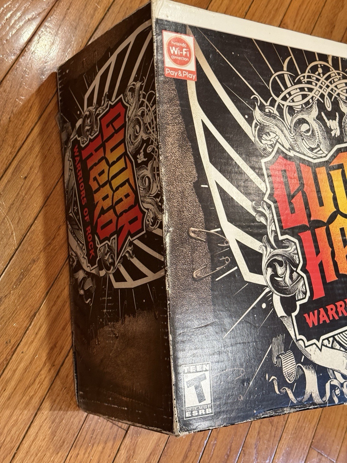 Nintendo Wii Guitar Hero Warriors of Rock Band Bundle Complete in Box