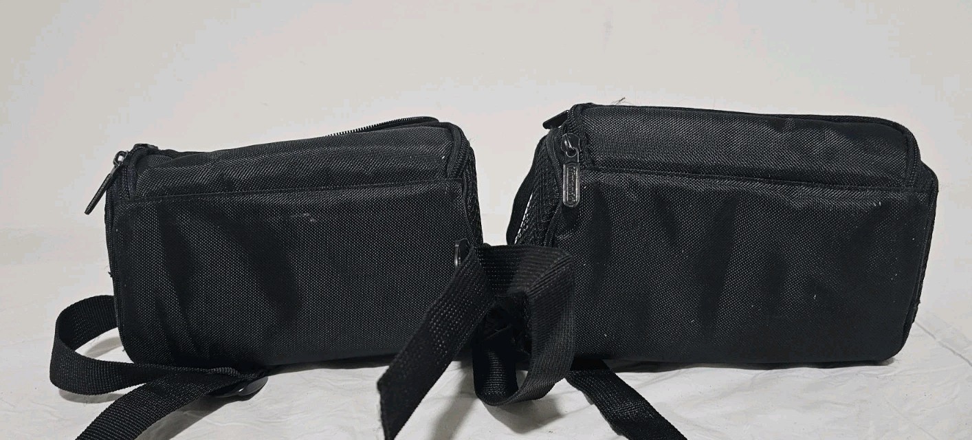Vintage Official Nintendo Console Backpack Carrying Case Blue Black Travel Bag