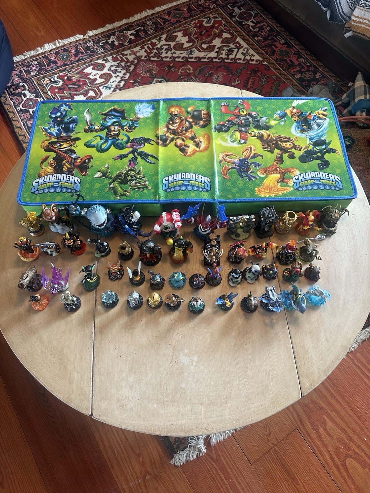 Skylanders Figures Lot ~50 Pieces + Swap Force Storage Case | Mixed Characters