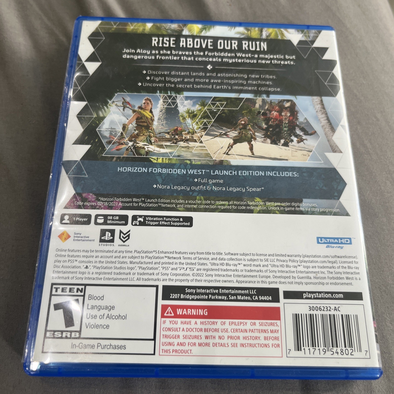 PS5 Horizon Forbidden West Launch Edition – Used – Ships Free