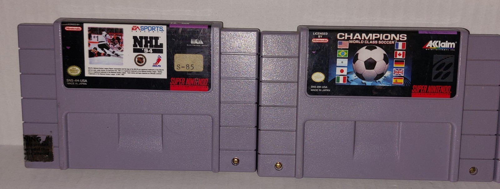 Lot Of 4 Super Nintendo Mixed Sports Games SNES Cartridge ONLY