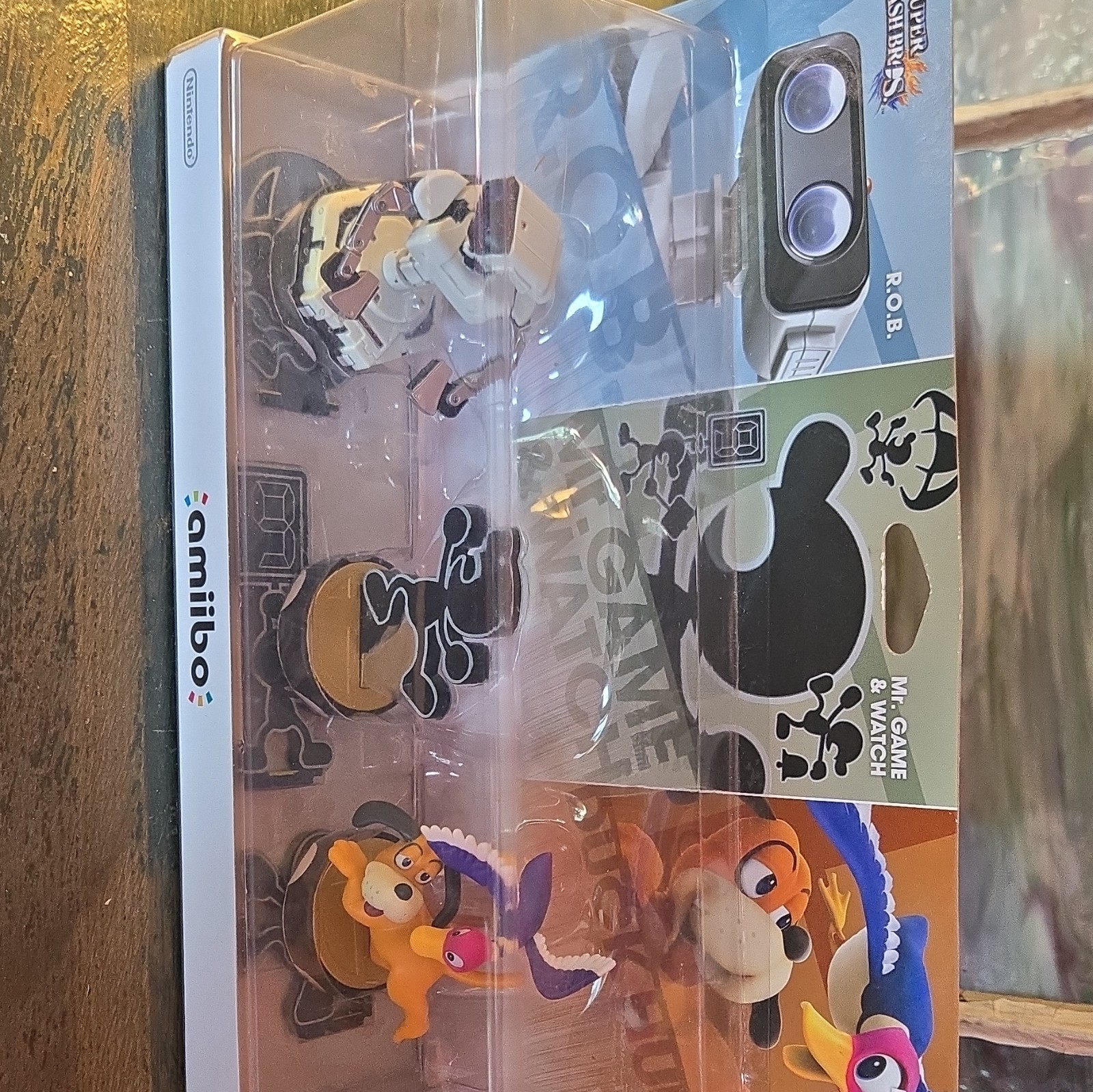 Nintendo amiibo R.O.B. Mr. Game & Watch Duck Hunt 3-Pack Smash Bros Wii U