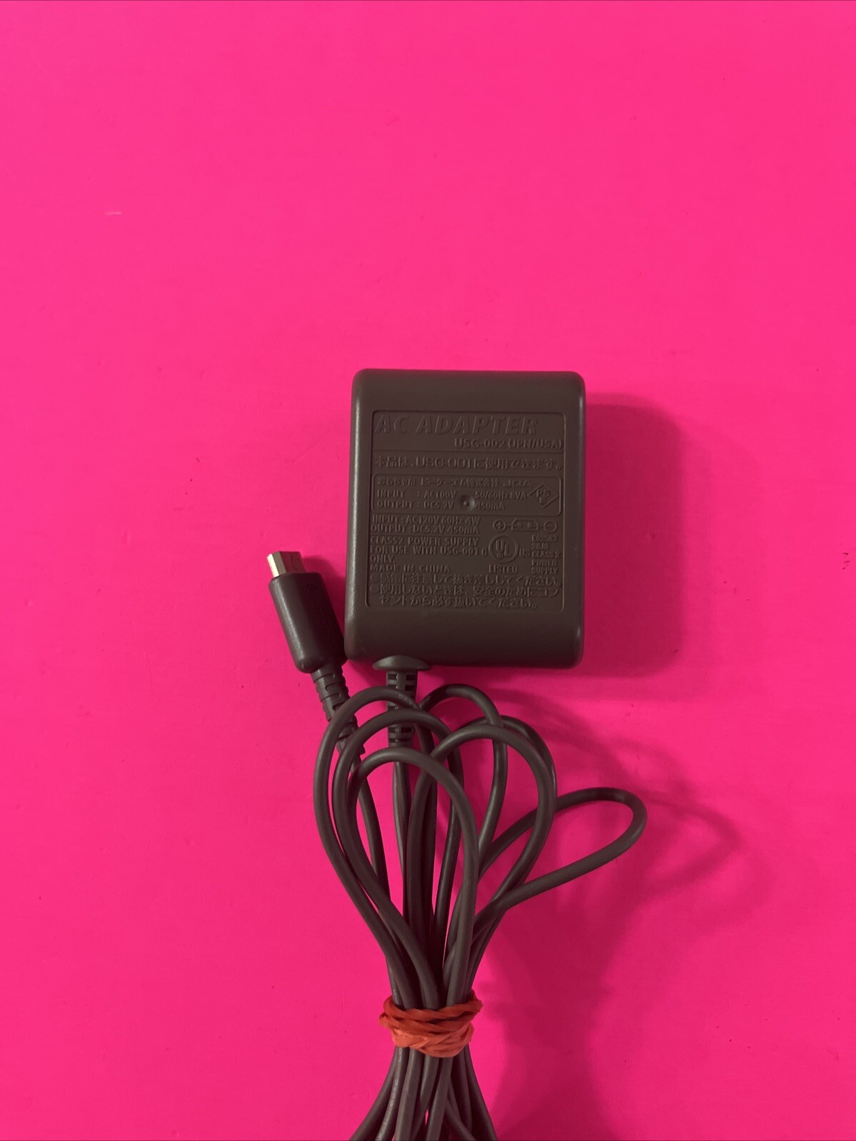Ds Lite USG-002 AC Adapter OEM Nintendo Home Wall Charger #2a