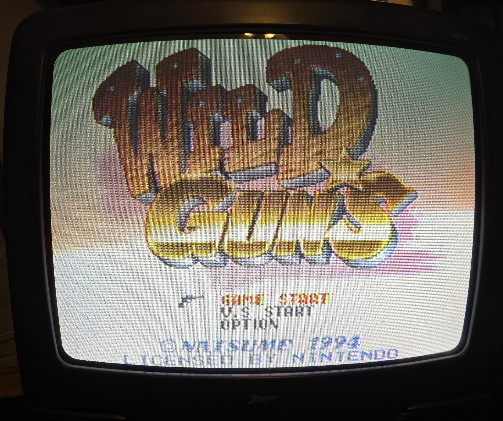 Natsume Wild Guns SNES Game and Box
