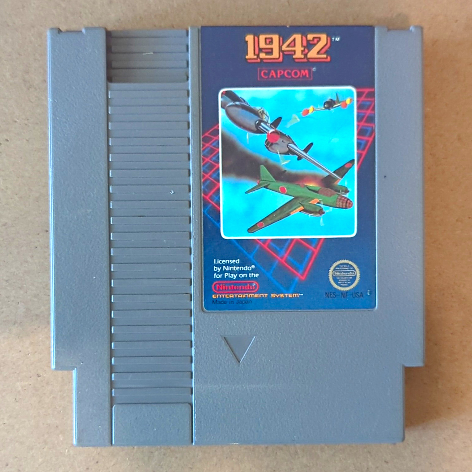 Capcom 1942 Nintendo NES Shooter Game Cartridge, NTSC-U/C (US/Canada)