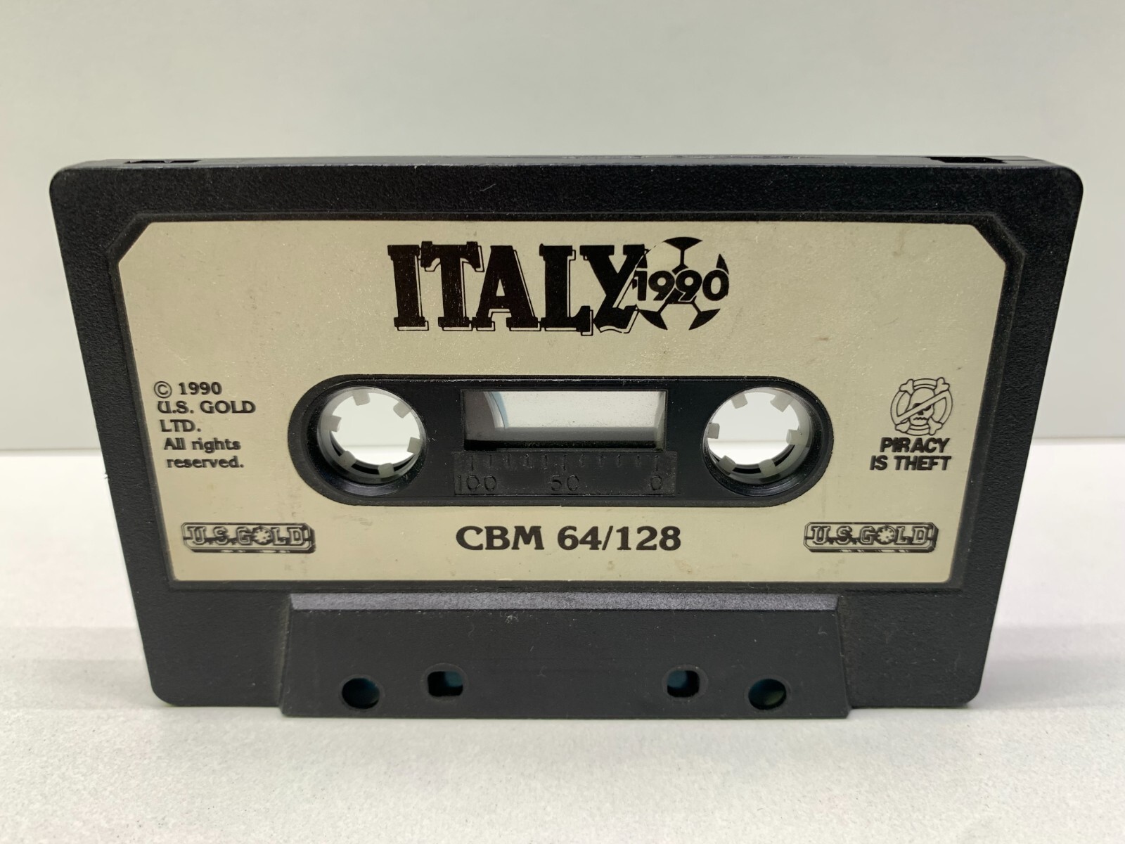 ITALY 1990 COMMODORE 64/128 C64 C128 – GAME USED 1990 U.S. GOLD