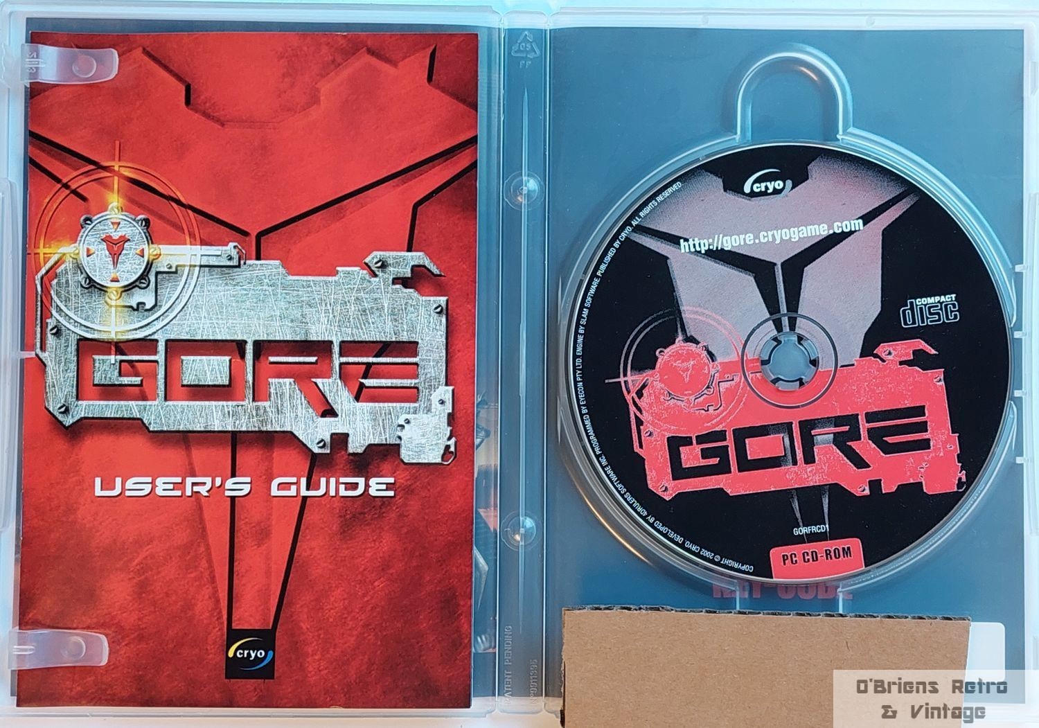 Gore PC Game (2002) – CIB Complete with Manual – Cryo VGC