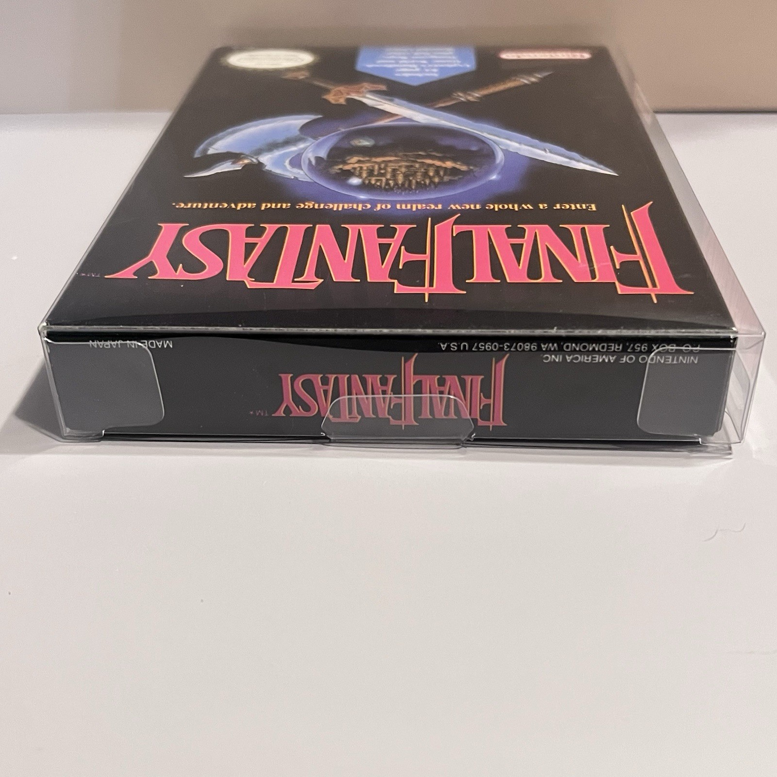 Nintendo Final Fantasy NES Manual World Map Monster Chart Dungeon Map Minty Box