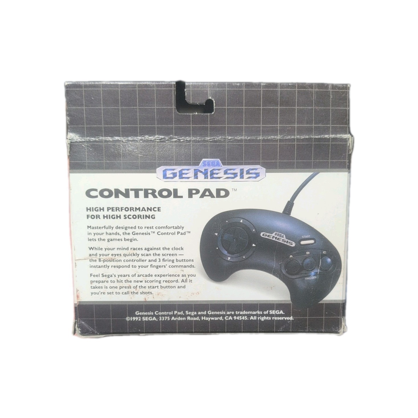 SEGA Genesis 3 Button Control Pad Controller IN BOX SHIPS WITHIN 12 HOURS