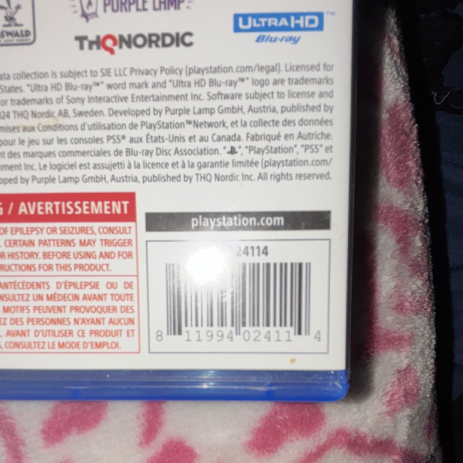 Disney Epic Mickey: Rebrushed PS5 THQ Nordic Ultra HD Blu-ray Manual 2024