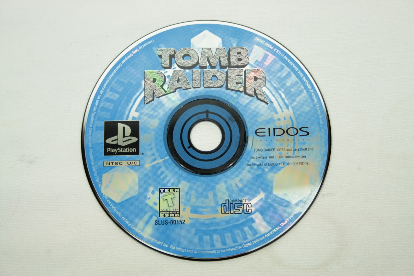 Tomb Raider 1 2 3 and the Last Revelation PS1 Lot of 4 Discs Sony PlayStation 1