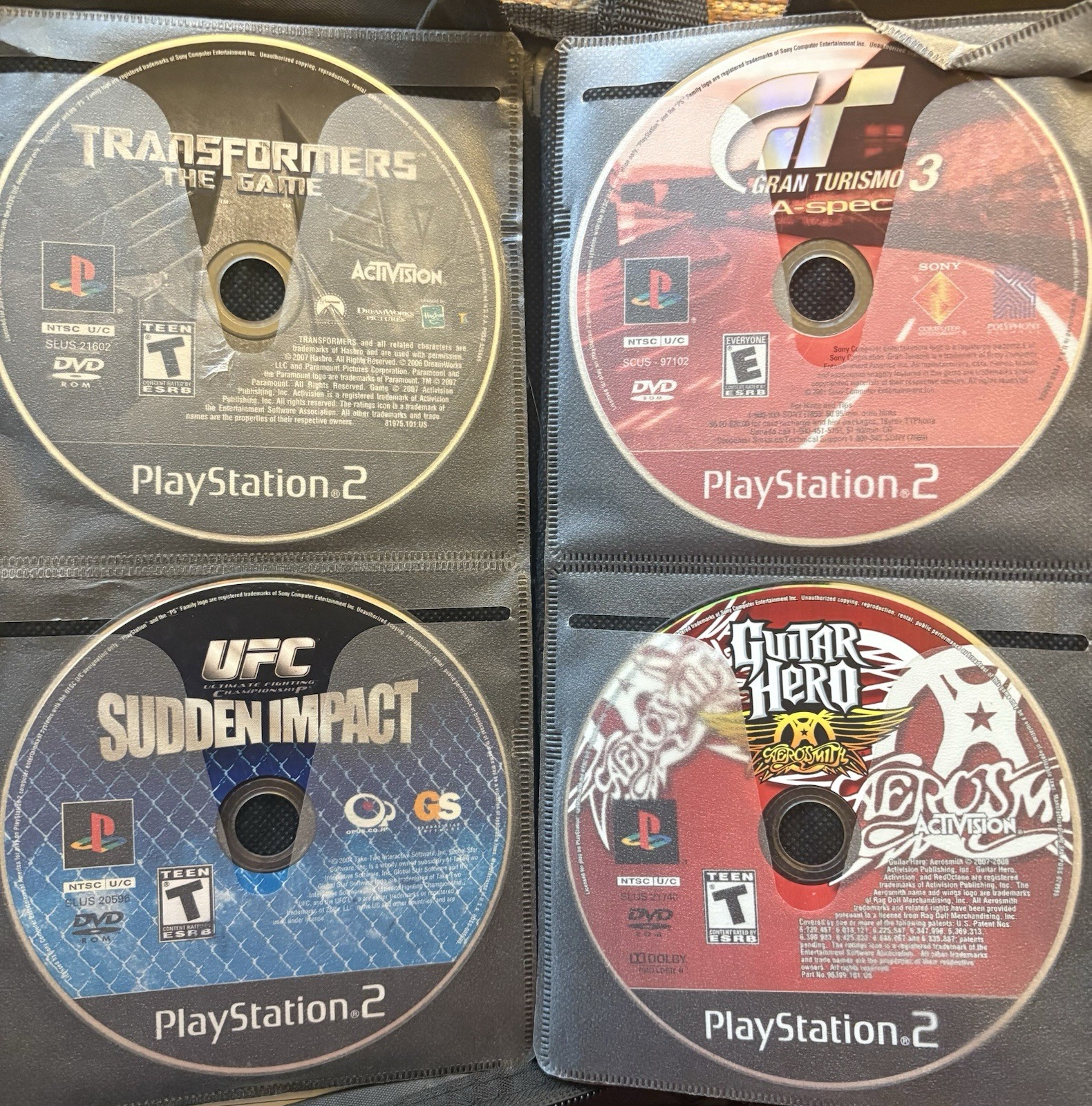 33 PlayStation Games w/ Carrying Case- Tested