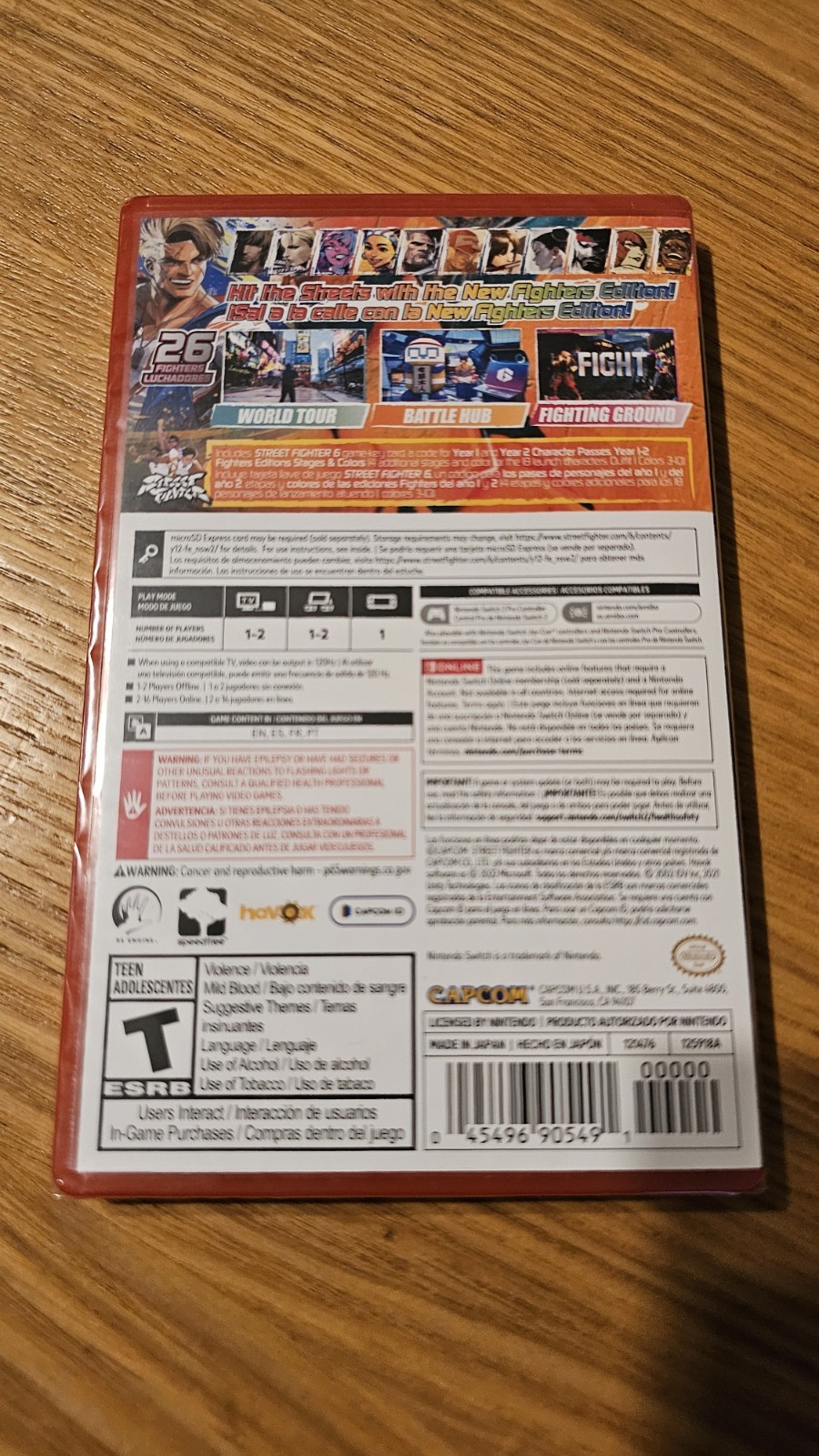 Street Fighter 6 Year 1-2 Fighters Edition for Nintendo Switch 2 (Game-Key Card)