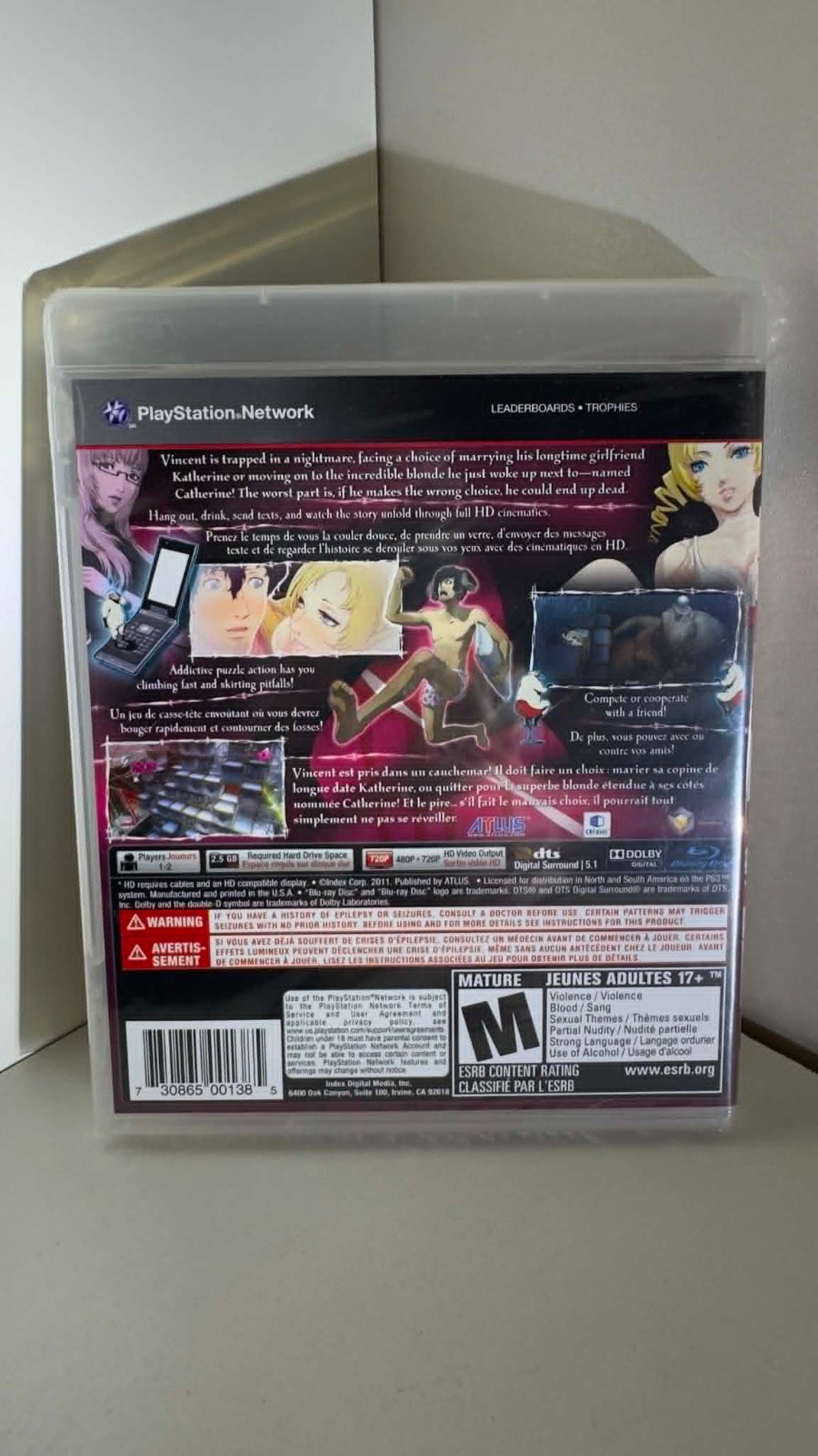 Catherine (PlayStation 3, PS3) Sealed New