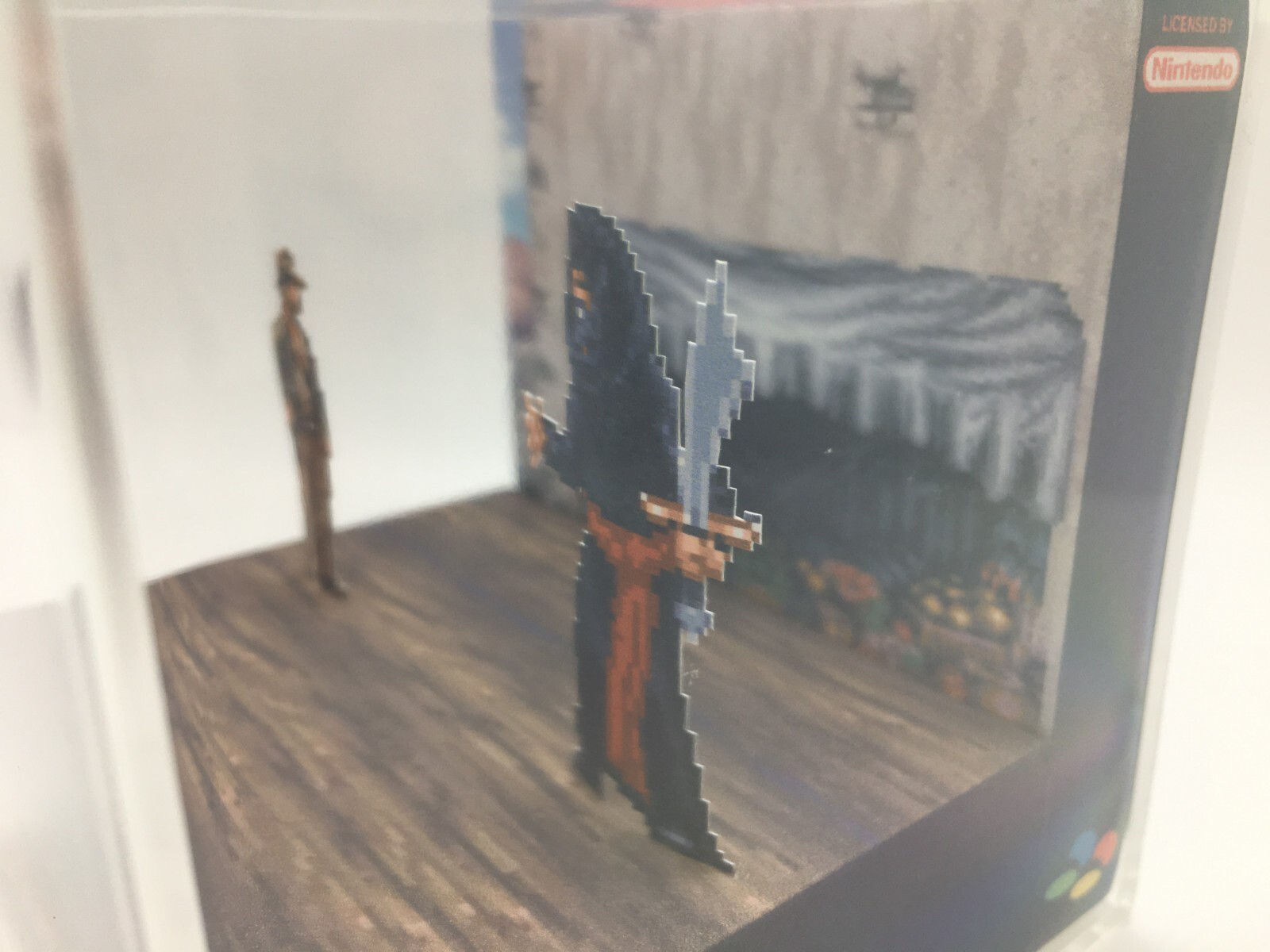 Indiana Jones and the Raiders of the Lost Ark SNES Shadow Box Diorama Cube