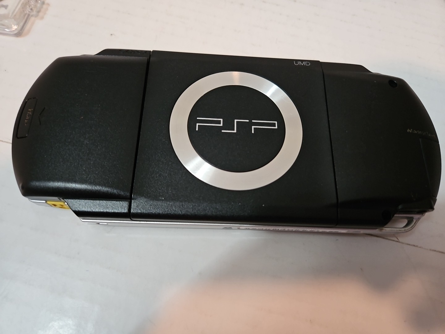 Sony PlayStation PSP-1001 Black Console Cards Charge Case 2 Games 1 Movie READ