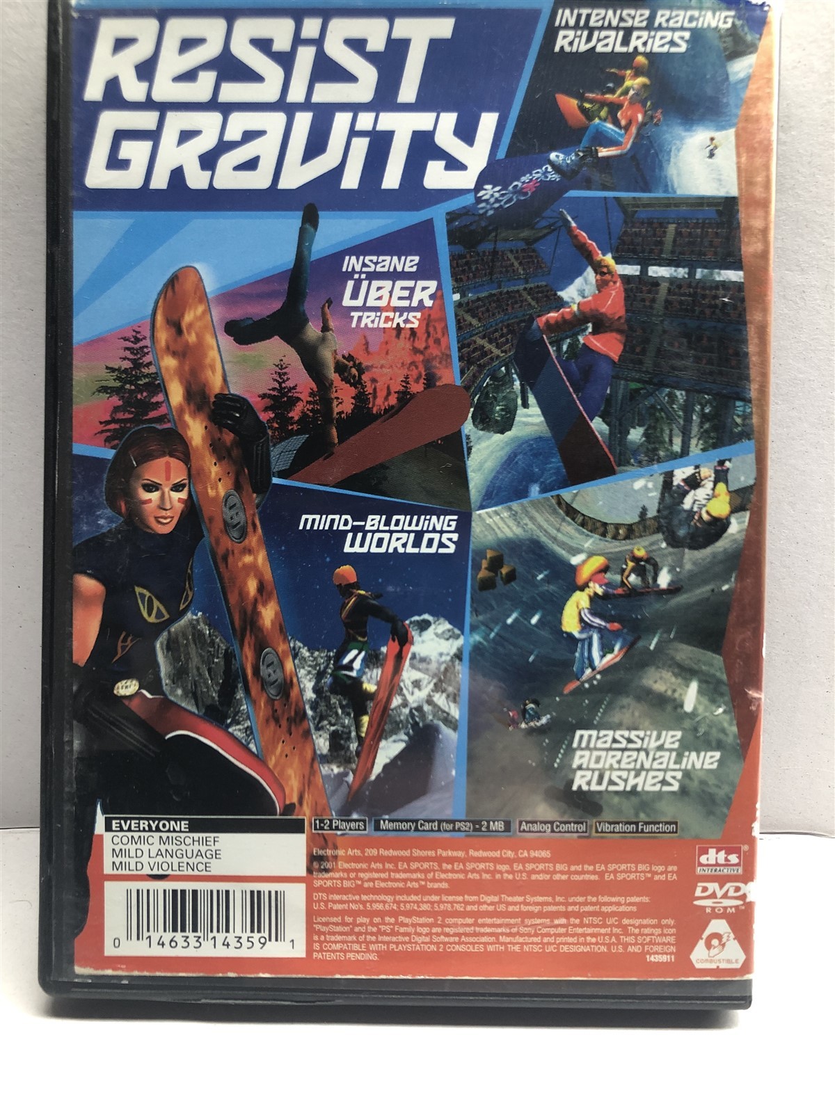 SSX Tricky (PlayStation 2, 2002) Complete Tested Working – Free Ship