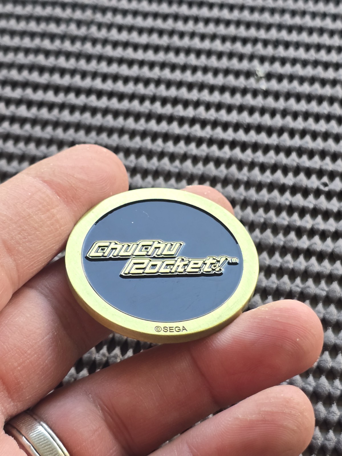 Chu Chu Rocket! Sega Shop UK Coin Medal Excl Rare Promo GENESIS SATURN DREAMCAST