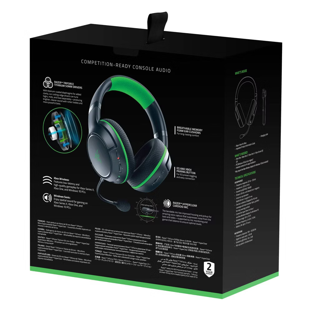 Razer Kaira Wireless Gaming Headset for Xbox Series X|S/Xbox One