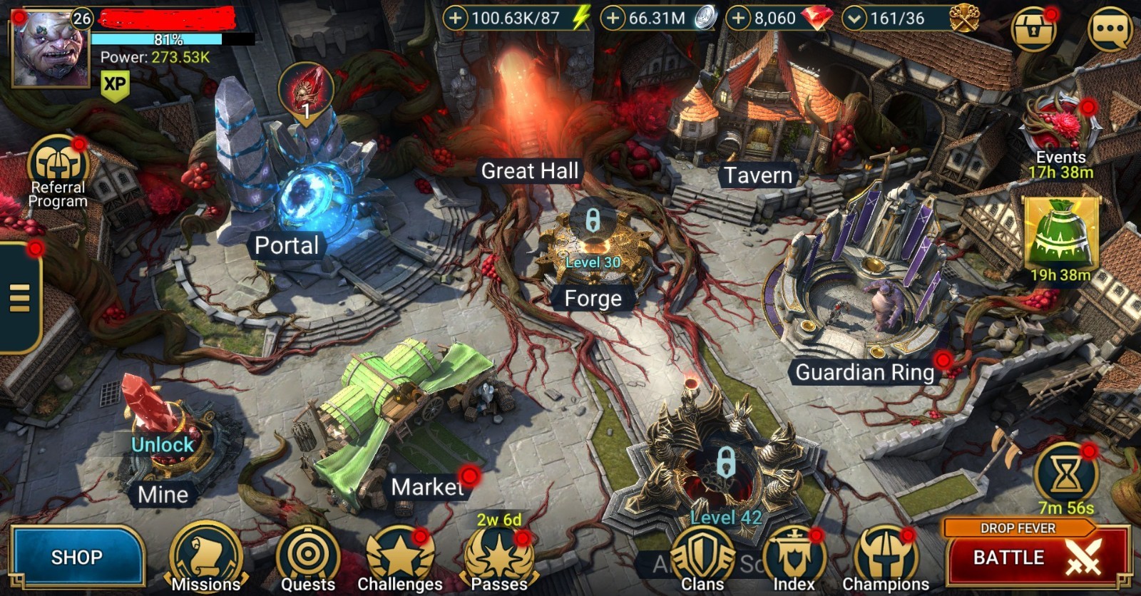 Raid Shadow Legends | Starter 2 Mythical – Galathir and Alaz : 100k energy