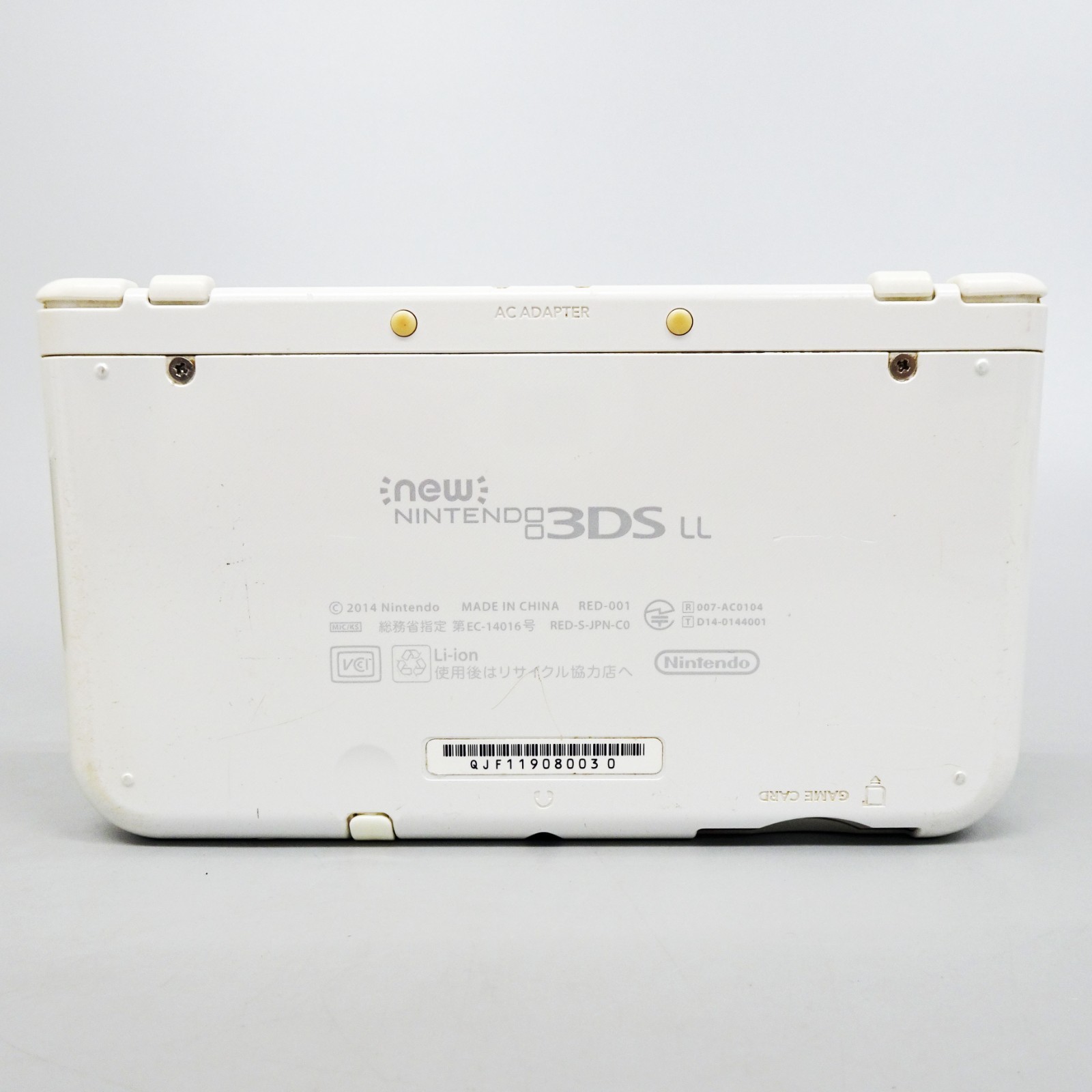 New Nintendo 3DS LL XL Pearl White Console Handheld System Japan Tested