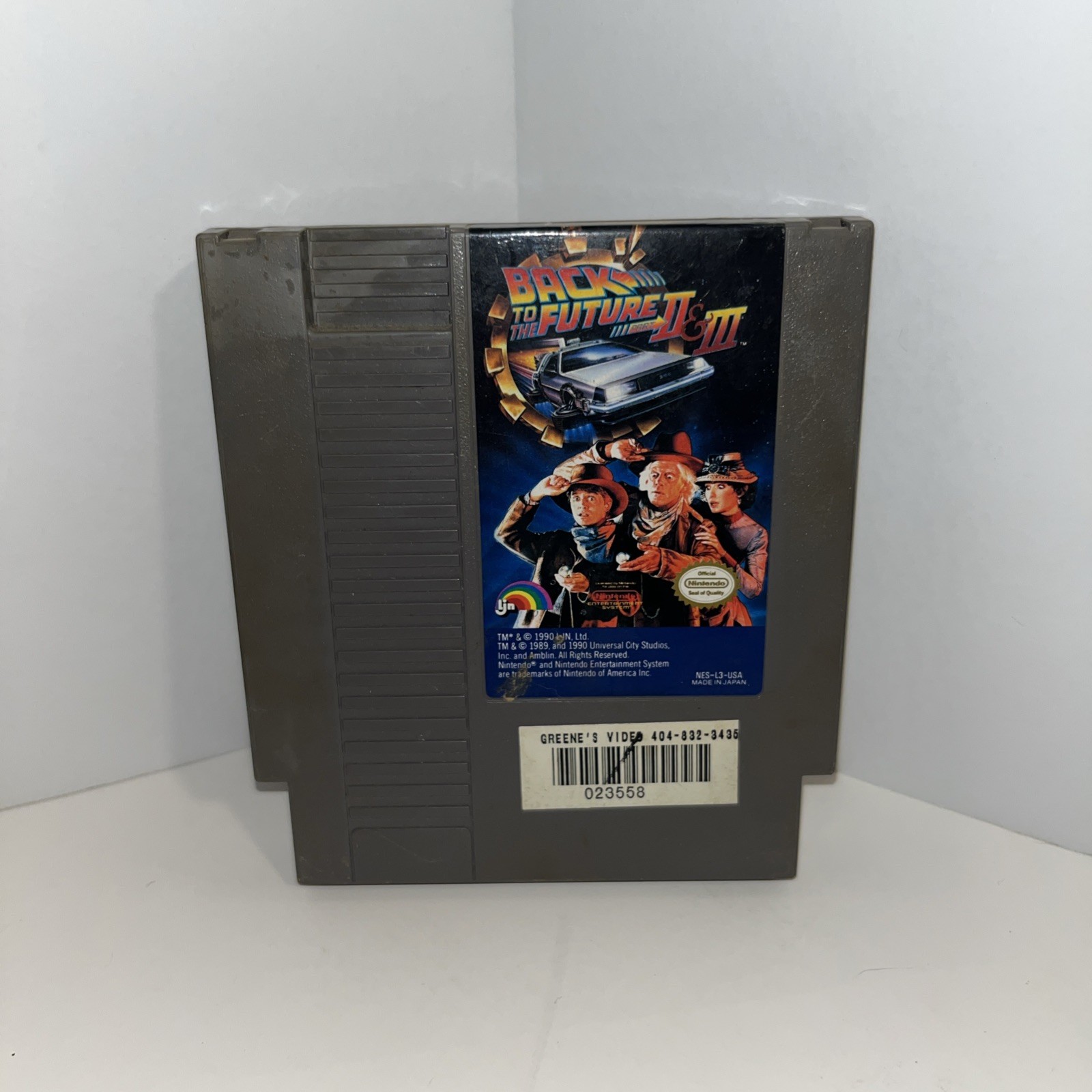 Back to The Future Part II III Nintendo NES 1990 Clean Label Tested WORKING MINT