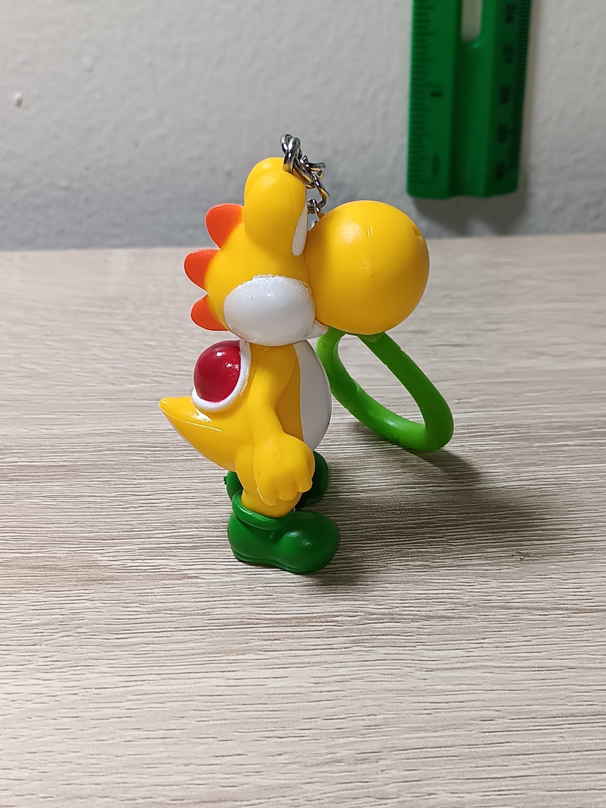 *FREE SHIP* 2″ YELLOW YOSHI BackPack Buddies Clip Keychain Super Mario