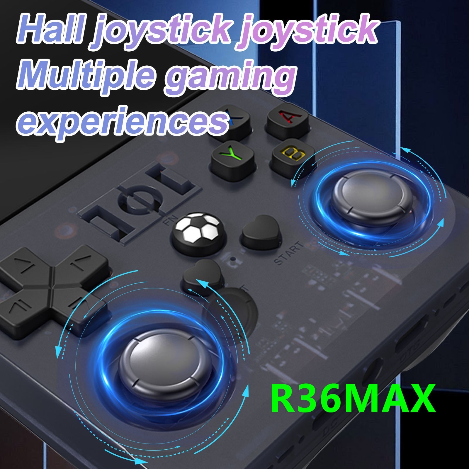 128GB,R36MAX Handheld Game Console 4.0 Inch IPS Screen,22000+ Games, Video Games