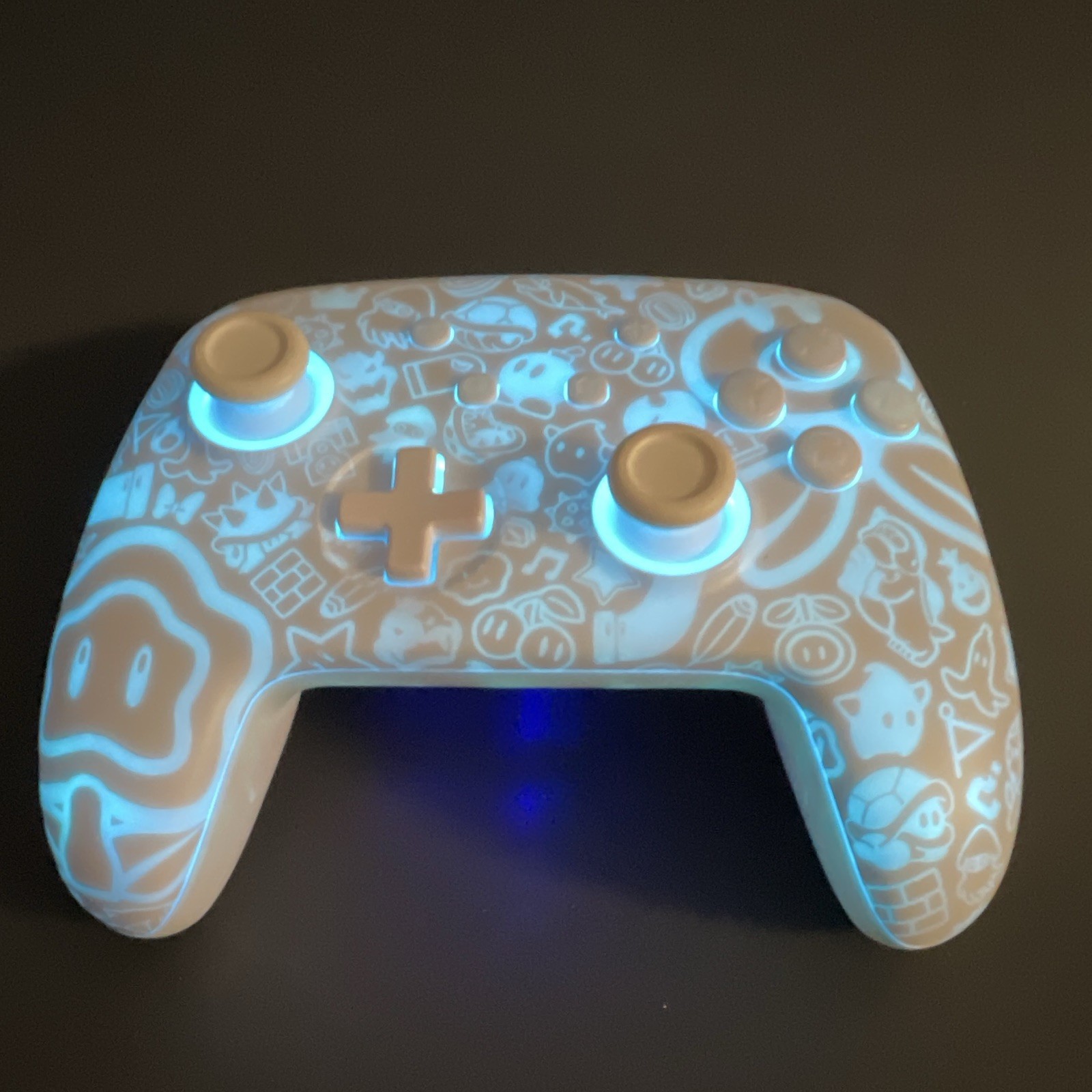 FUNLAB Firefly Wireless Switch/Switch2 Controller, White, Illuminated LED, USB-C