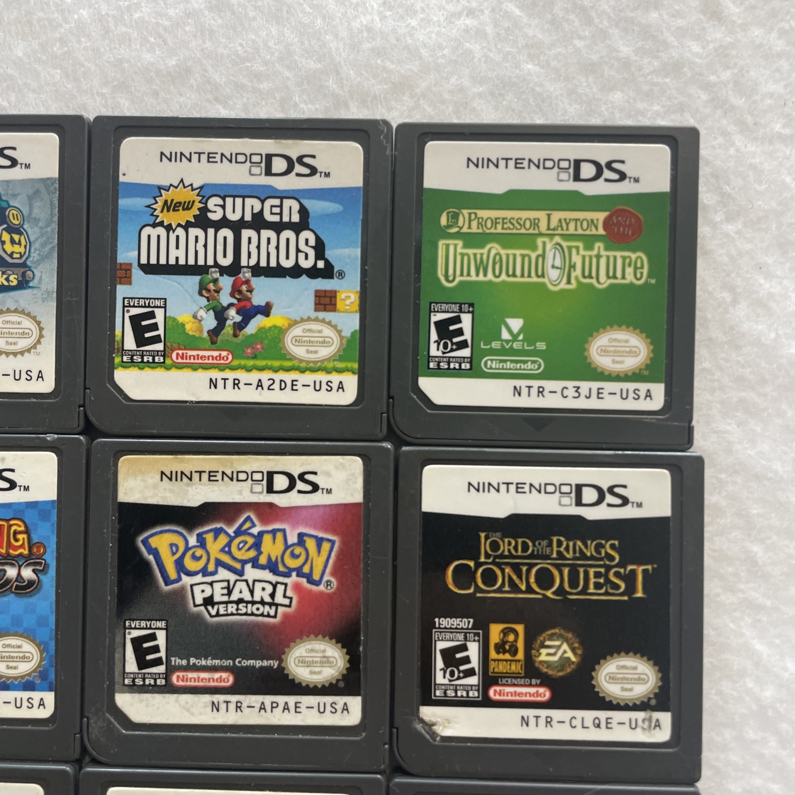 Lot of 16 Popular Nintendo DS Games. No Boxes. All Tested and Working. Pokemon