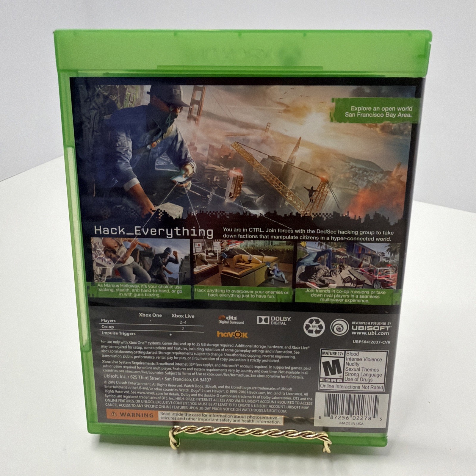 Watch_Dogs 2 For Xbox One Preowned