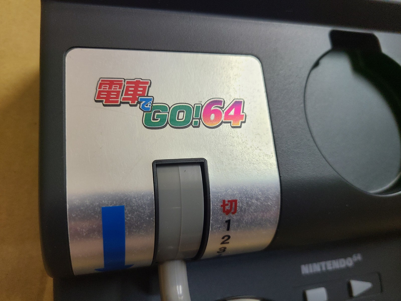 Nintendo64 Densha de Go Controller + Densha de Go! 64 VRS microphone Taito japan