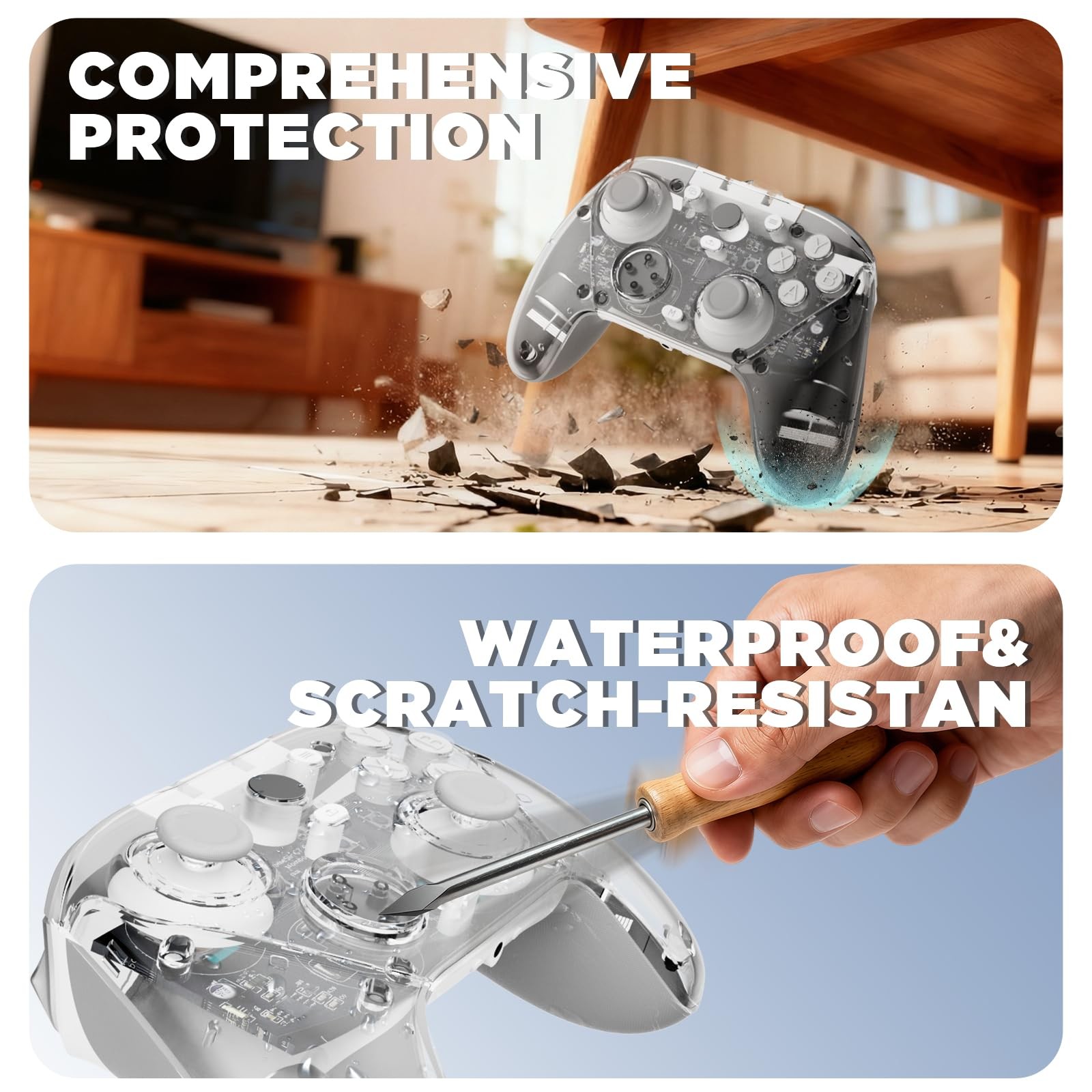 Magnetic Clear Faceplates for GameSir G7 , Swappable Faceplates with GameSir …