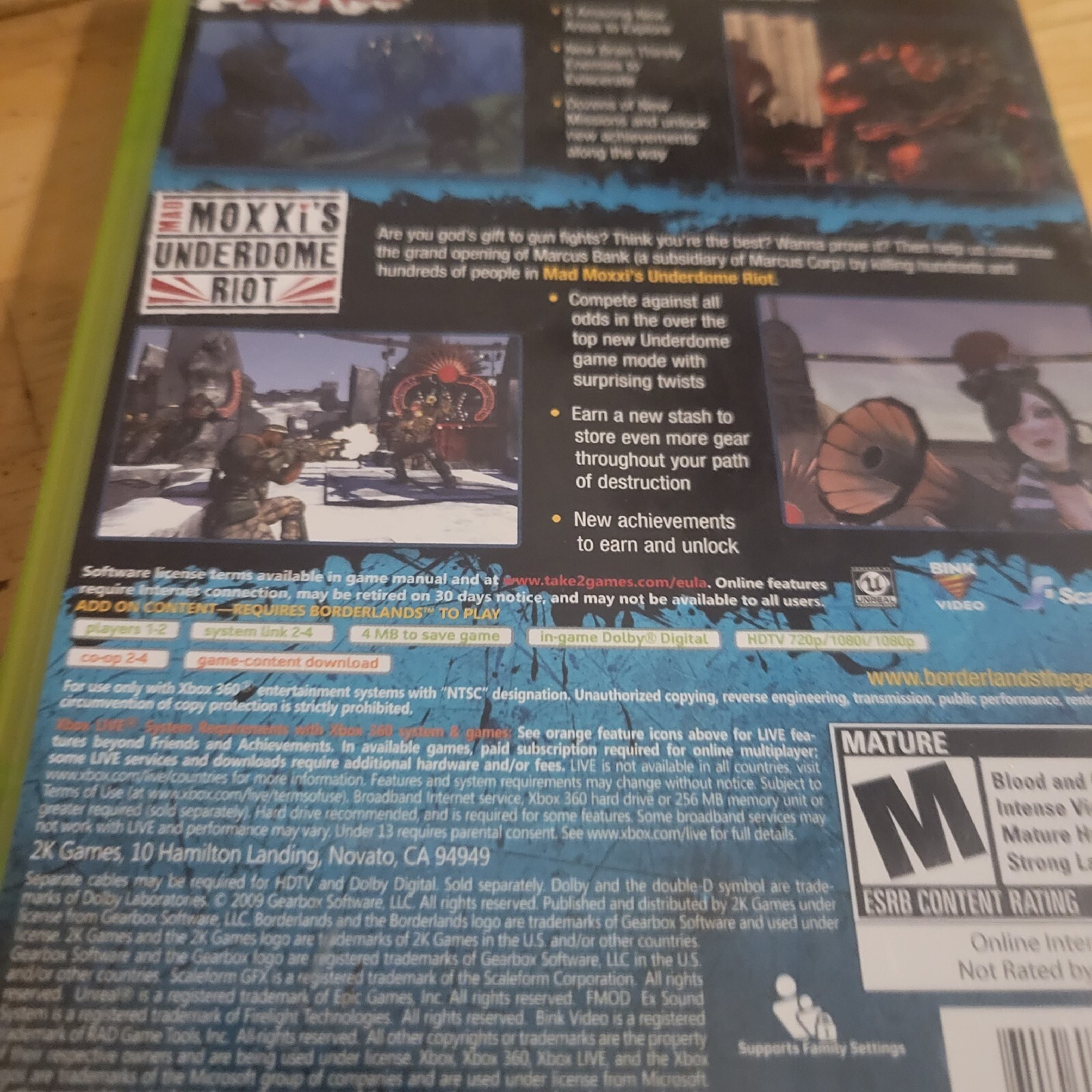 Borderlands Xbox 360 – Add-On Pack: The Zombie Island of Dr. Ned & Mad Moxxi’s