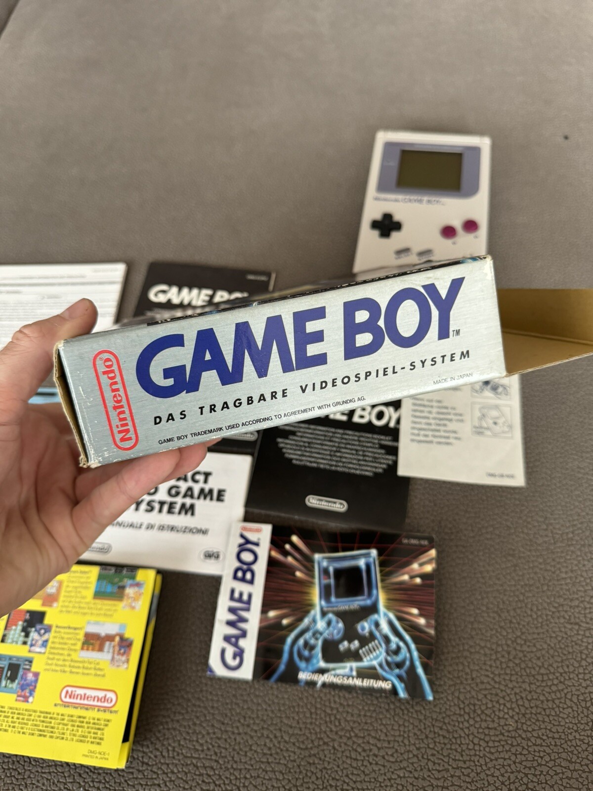 NINTENDO GAME BOY CLASSIC 1989 – 1a EDIZIONE! – GIG ITALIA IMPORT GER – COMPLETO