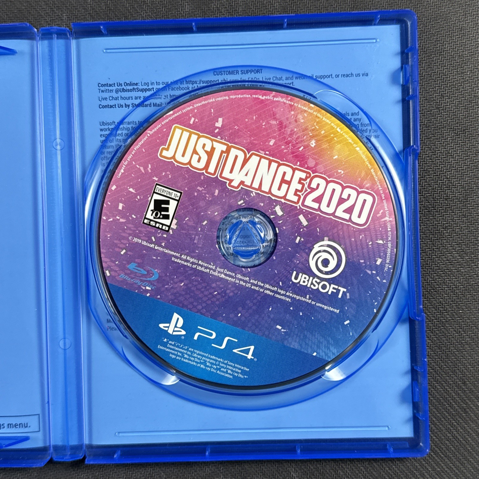 Just Dance 2020 Sony PlayStation 4 PS4 Game & Case Tested Blue Label Authentic