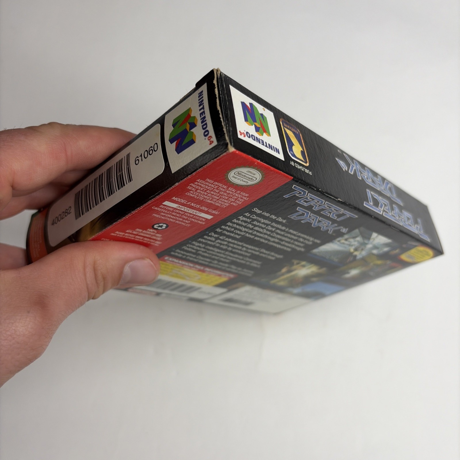 Perfect Dark N64 Nintendo 64 In Original Box Authentic! Good Condition!