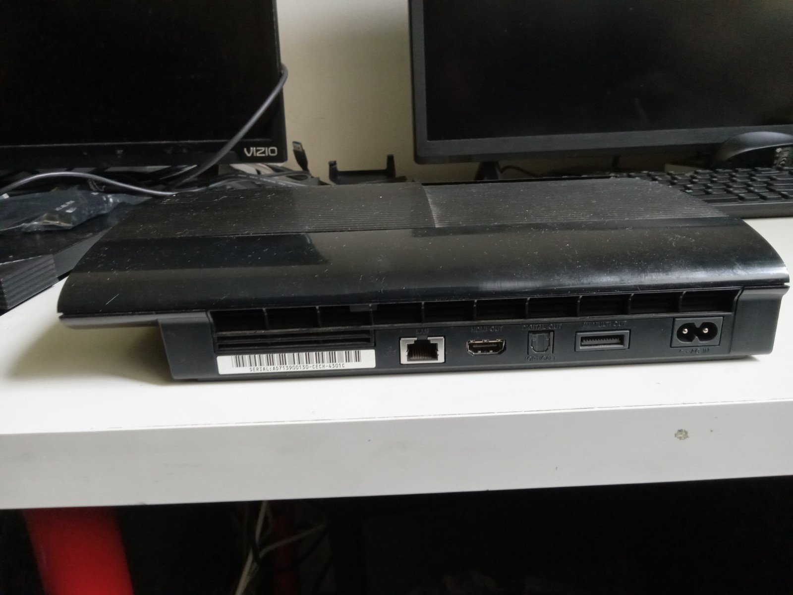 Sony PS3 Super Slim 500 GB Cech 4301C with NBA 2K15 (Good Condition) (Read)