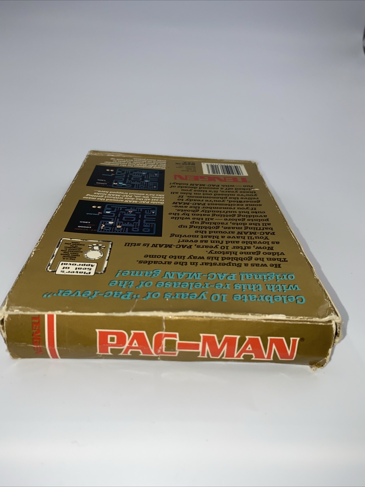 Pac-Man NES Nintendo Complete CIB! Rare Black And White Manual Tested