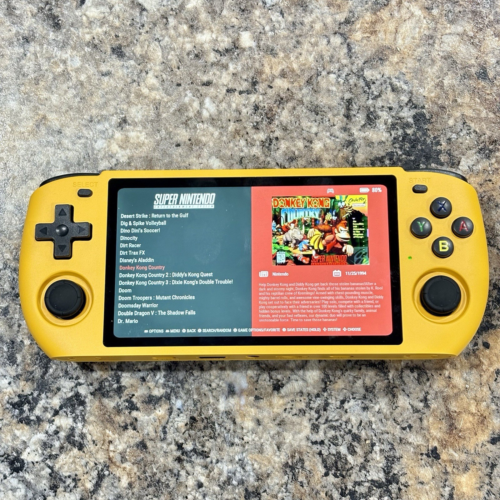 New PowKiddy RGB10MAX3 Retro Gaming Handheld New 64GB Card Custom Ready To Play