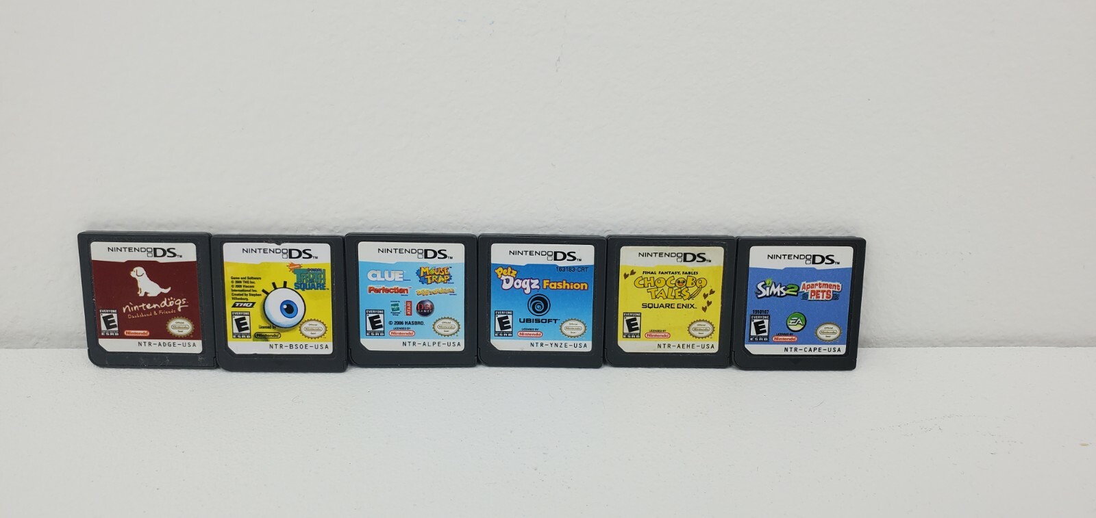 Bundle 6 Nintendo DS Games pre owned