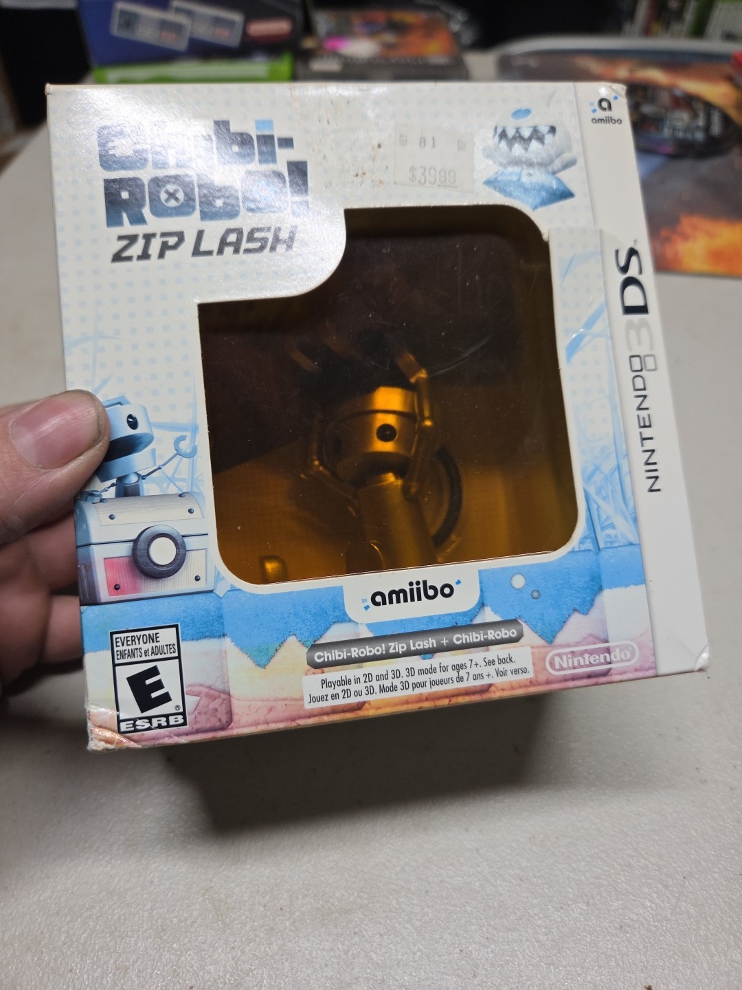 Chibi-Robo! Zip Lash + Amiibo Bundle (Nintendo 3DS) Brand New – Factory Sealed